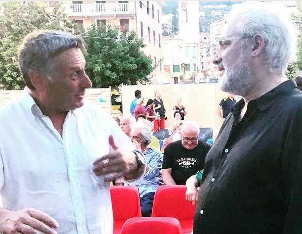 Il sindaco Leonardo Paoletti e il regista Sam Mendes