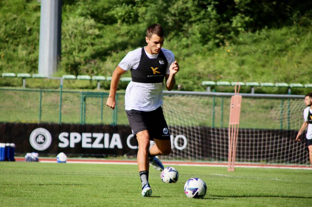 Kiwior in allenamento in Valgardena