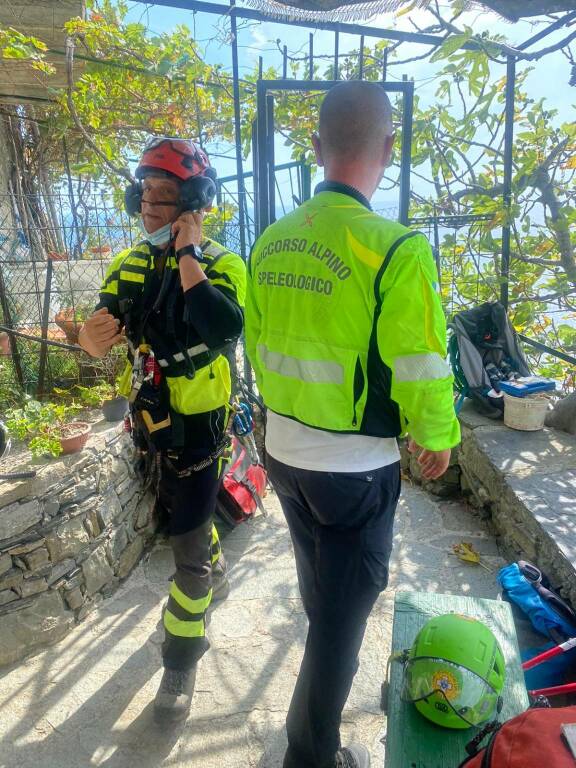 L'intervento del Soccorso Alpino