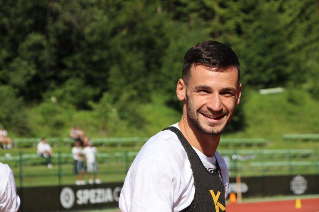 Un sorridente Luca Vignali