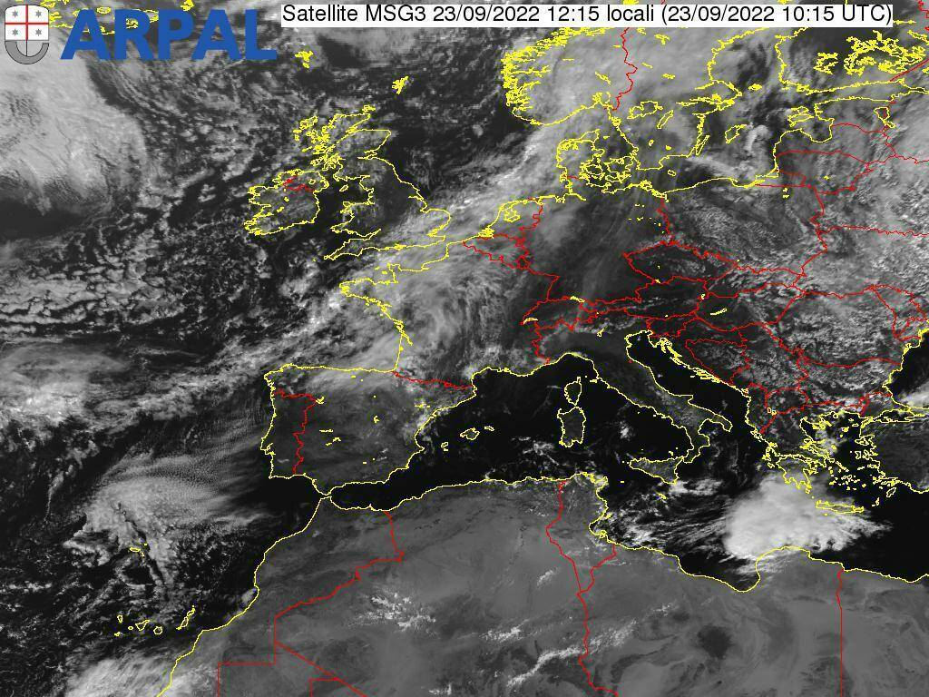 Verso un nuova allerta gialla, sarà un sabato di pioggia e temporali