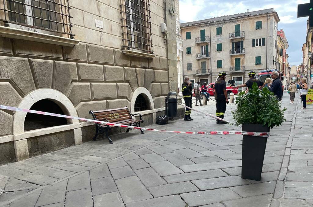 Vigili del Fuoco in via Mazzini