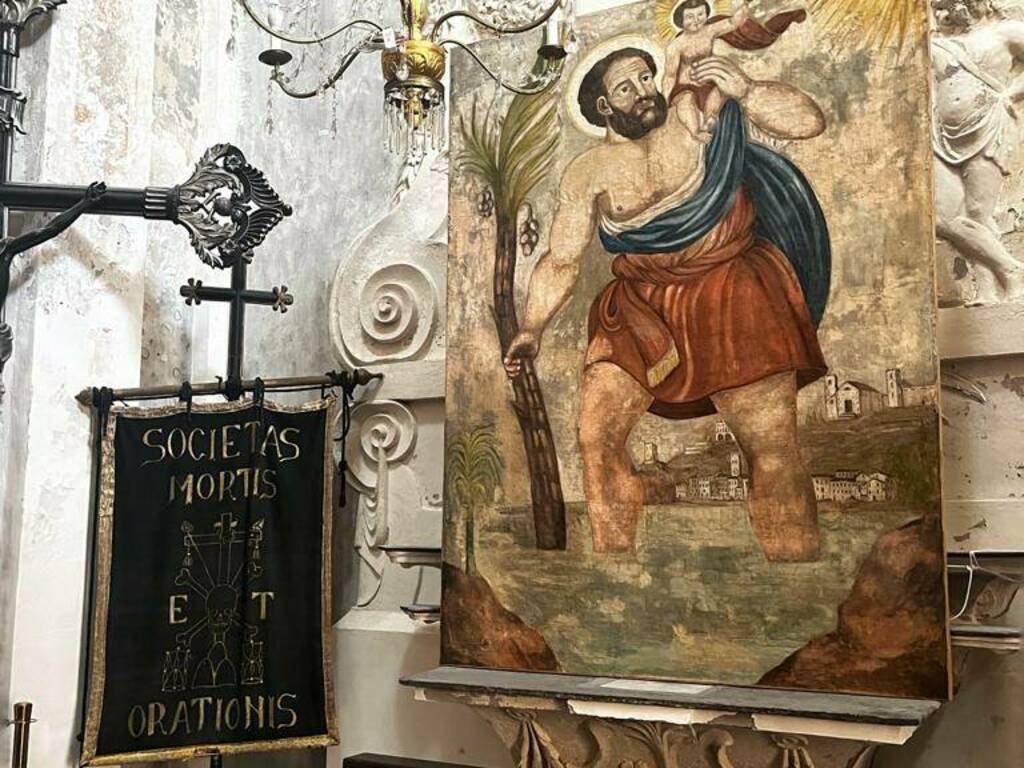 La tela ritraente San Cristoforo