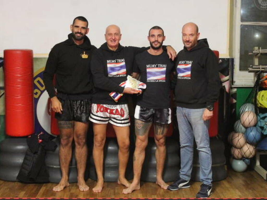 Due campioni europei ospiti della scuola Muay Thai Piccioli