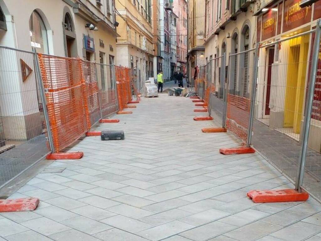 Lavori in Via del Prione