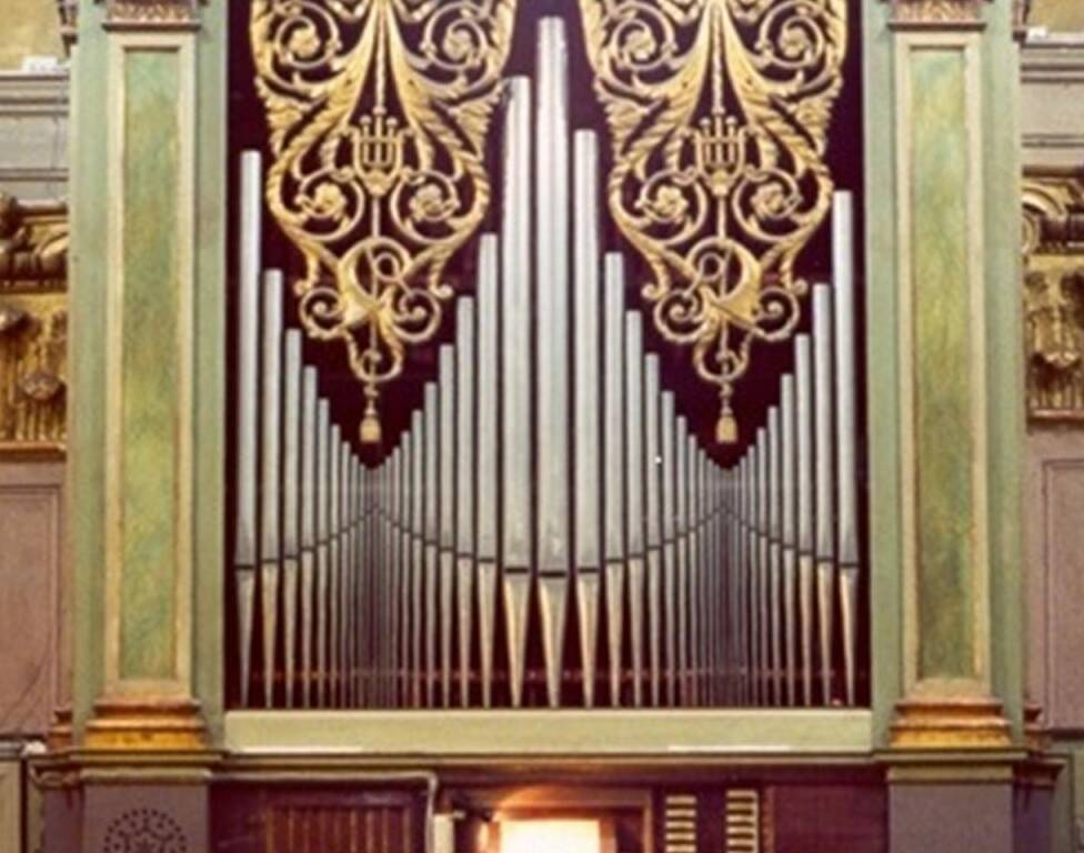 L'organo Agati di Lerici, immagine dalla locandina dell'inaugurazione
