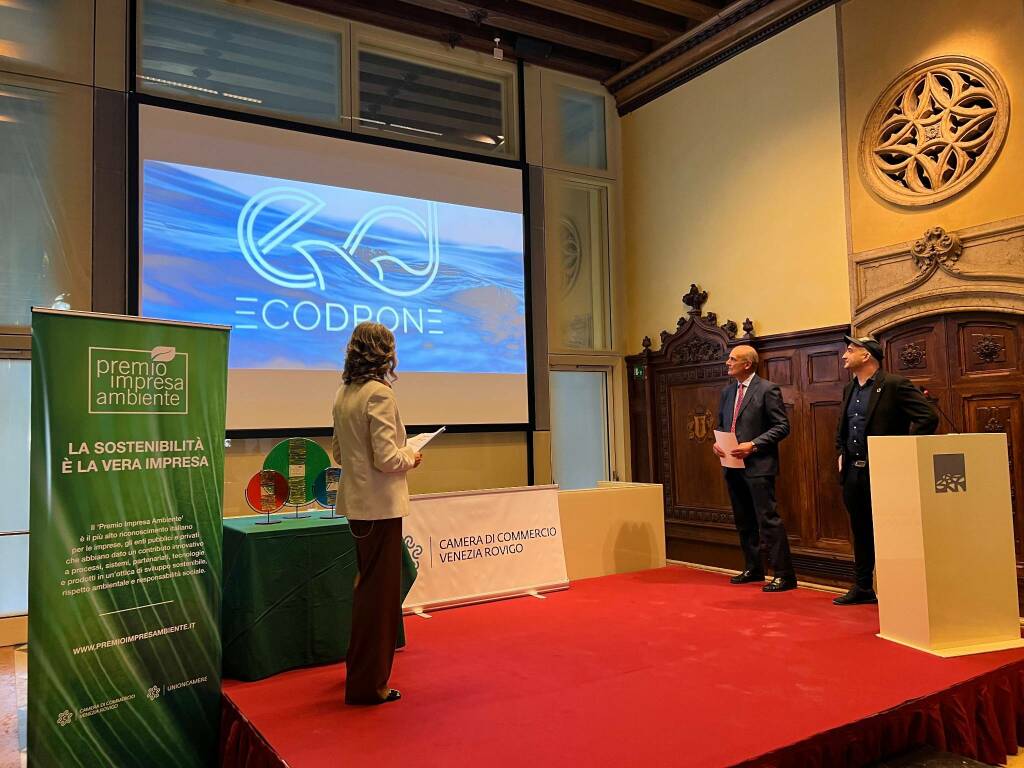 L’azienda spezzina Ecodrone sugli scudi al Premio Impresa Ambiente 2023