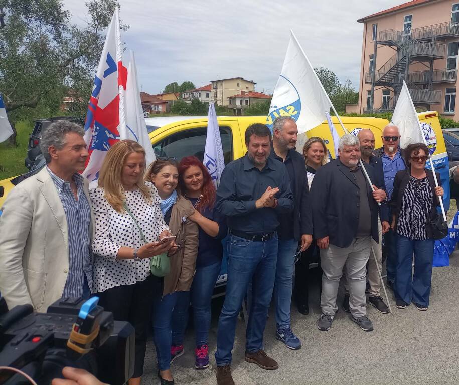 Matteo Salvini a San Lazzaro
