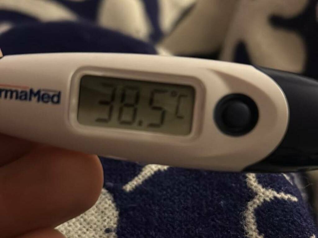Febbre alta, temperatura, termometro