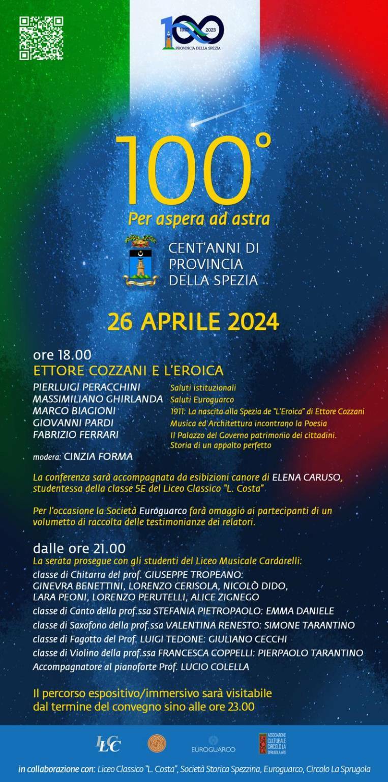Celebrazioni centenario Provincia della Spezia