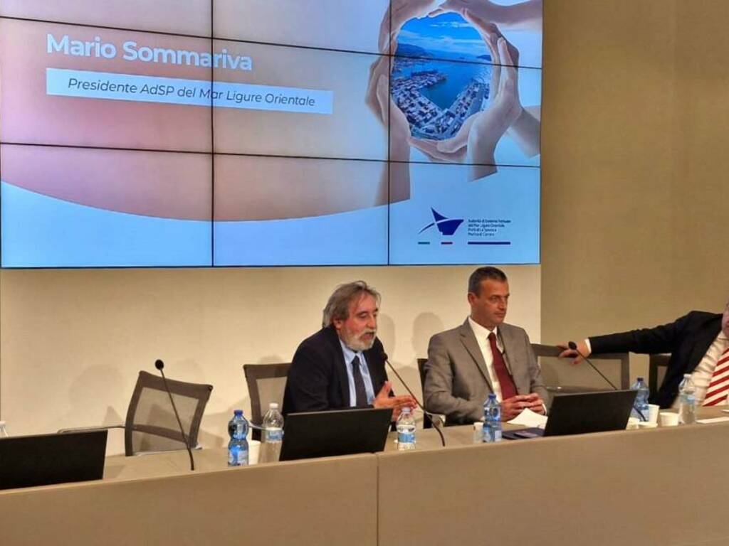 Mario Sommariva al convegno "Sotto il segno del porto 2"